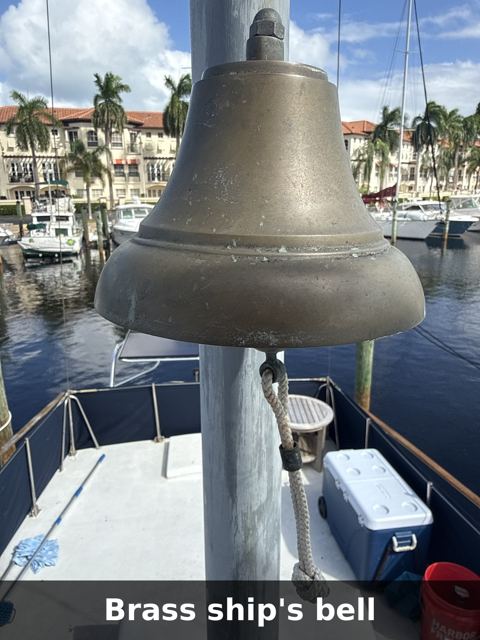 Brass ship's bell
