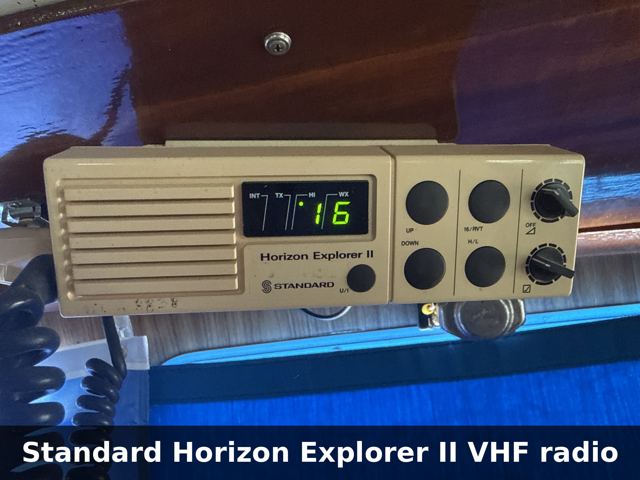 Standard Horizon Explorer II VHF radio