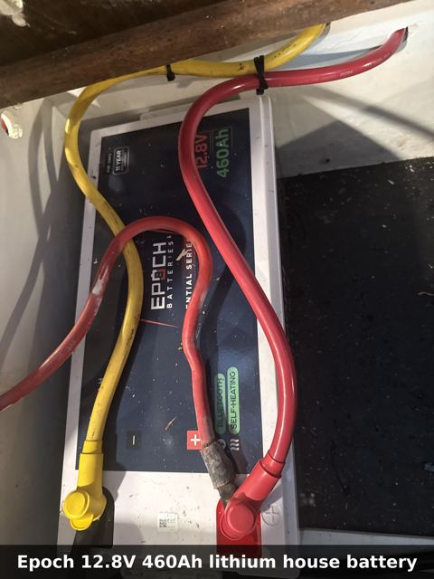 Epoch 12.8V 460Ah lithium house battery